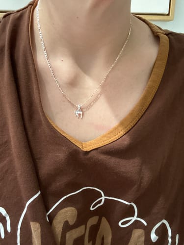 Customer photo review of Chai Chain Necklace