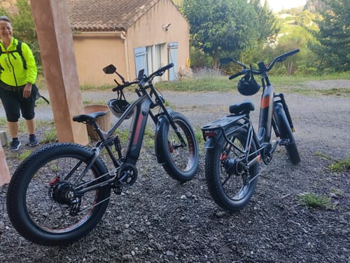 Customer photo review of Dukawey Silvertip8 1000W 26” Fat Bike E-Mountain Bike 52V 20Ah Samsung Battery SUV E-Bike