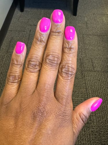 Customer photo review of D173 Diana Pink Crème Dip Powder