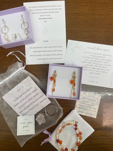 Customer photo review of עגילי קרניליאן 5 ב-1 | Mini Mermaid