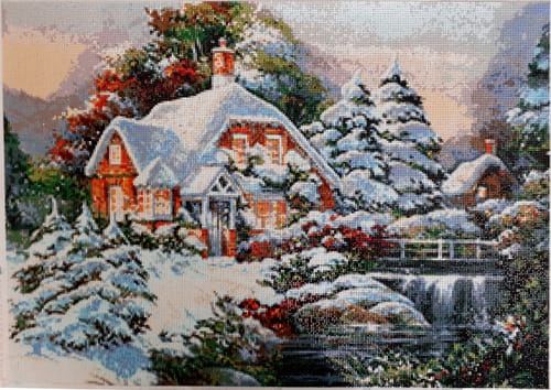 Customer photo review of Diamond Painting Eigen Foto - Snelle Levering