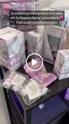 Customer video review of LASH RETENTION ONLINE COURSE