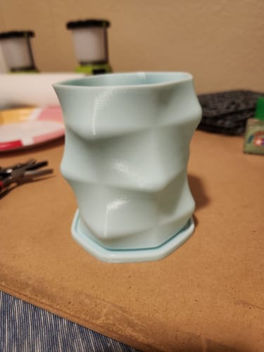 Customer photo review of Pastel Blue Limited Edition PETG Filament 1.75mm 1kg