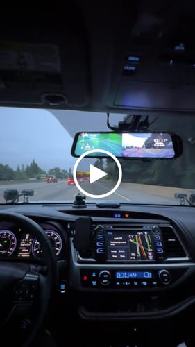 Customer video review of WOLFBOX G900 4K+2.5K Touch Screen Parking Monitoring Dash Cam Smart Mirror