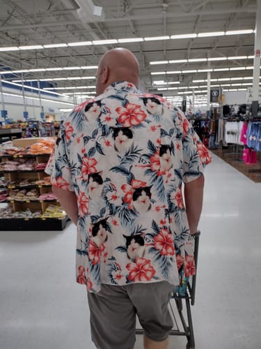 Customer photo review of Luau Buddies Shirt