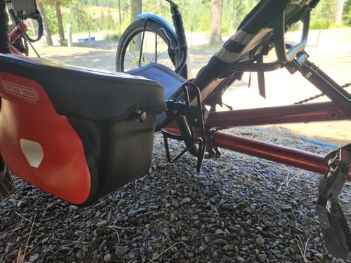 Customer photo review of Terratrike SeatSide Mount Kit (Main Frame Tube)
