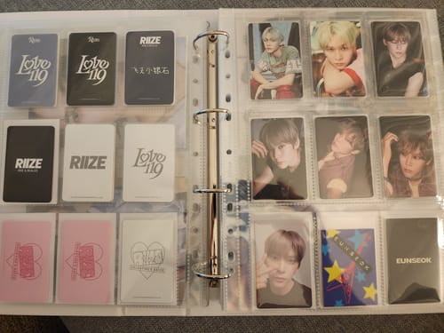 Customer photo review of Custom A4 9-Pocket Pages – V3 – K-Pop Double-Sleeve