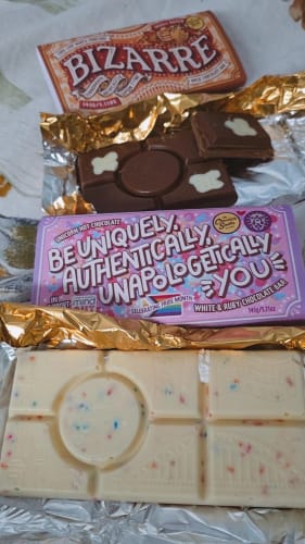 Customer photo review of The 'Be Yourself' Unicorn Hot Chocolate Bar