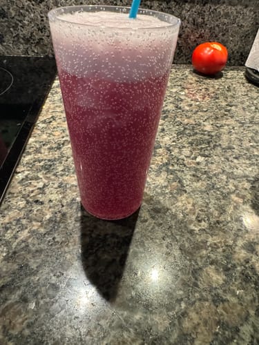 Customer photo review of WICKED Blue Raspberry Clear Whey Isolate Protein Powder (PRE ORDER)