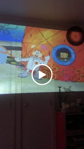Customer video review of MovieHub™ Ultra HD Projector + FREE Projector Screen