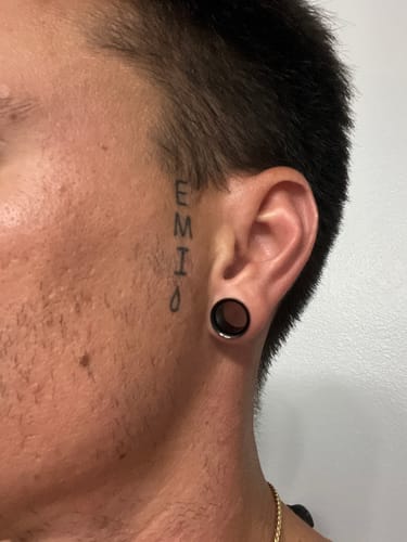 Customer photo review of Base Labs Ear-Stretching Balm