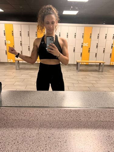 Customer photo review of Premium Sports Bra