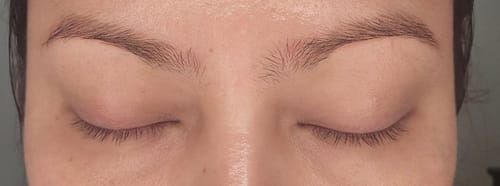 Customer photo review of LASH SERUM