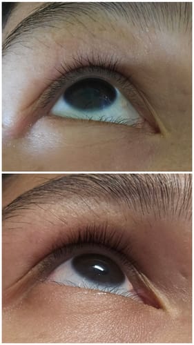 Customer photo review of LASH SERUM