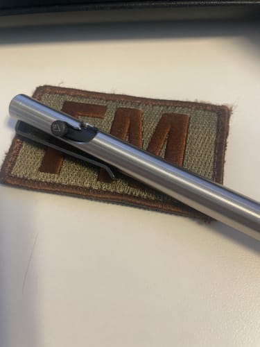 Customer photo review of Tactile Turn X W.O.E. Titanium Pen