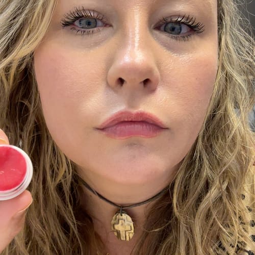 Customer photo review of LA LA LIPS LIP BALMS