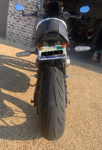 Customer photo review of XSR900 Tail Tidy Kit - 2022+