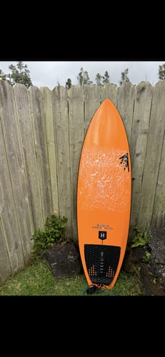 Customer photo review of USED Firewire MASHUP Surfboard 5'7 Five Fin FCS