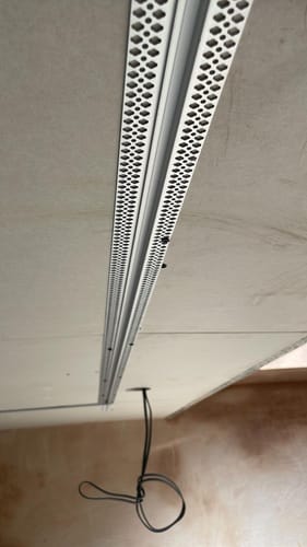 Customer photo review of 2 Meters Trimless 12MM Wide Plaster-In Aluminum LED Profile Channel with Frosted Diffuser & Accessories for LED Strip Lighting