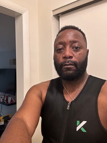 Customer photo review of Men's Zipper Neoprene Sauna Vest