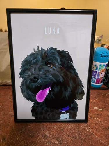 Customer photo review of Digital Pet Portrait - Digital File Only (Up to 5 Pets)