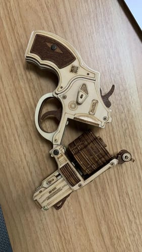 Customer photo review of Revolver 3D Wooden Puzzle
