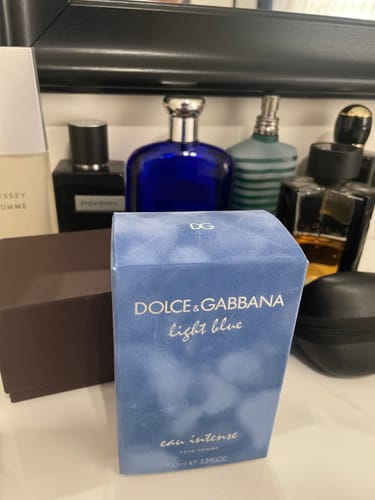 Customer photo review of Dolce & Gabbana Light Blue Eau Intense Eau De Parfum For Men