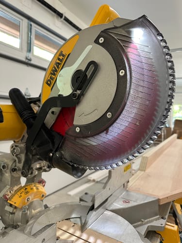 Customer photo review of DeWalt DWS779/780 Sliding Miter Saw Dust Collection