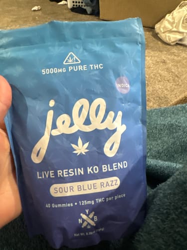 Customer photo review of Jelly KO Live Resin Gummies *Warning: High Potency!*