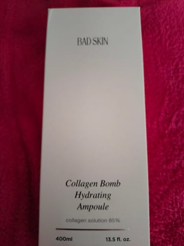 Customer photo review of Bad Skin™ Korean Collagen Bomb Hydrating Ampoule