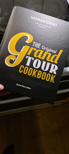Customer photo review of The Black limited edition - The Original Grand Tour Cookbook
