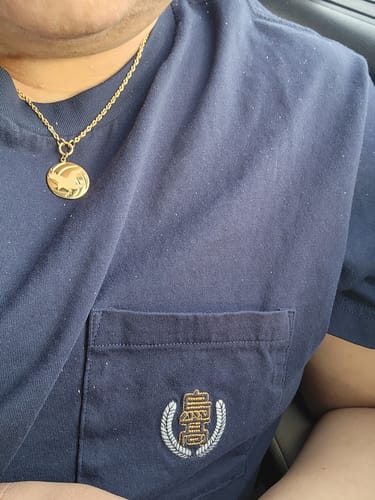 Customer photo review of Karasuno Crows Necklace