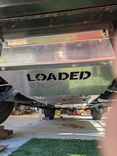 Customer photo review of Loaded4X4 Premium 6mm Alloy Bash Plates For Isuzu D-MAX (2021 Onwards)