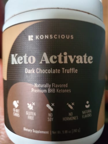 Customer photo review of Keto Activate Dark Chocolate Truffle