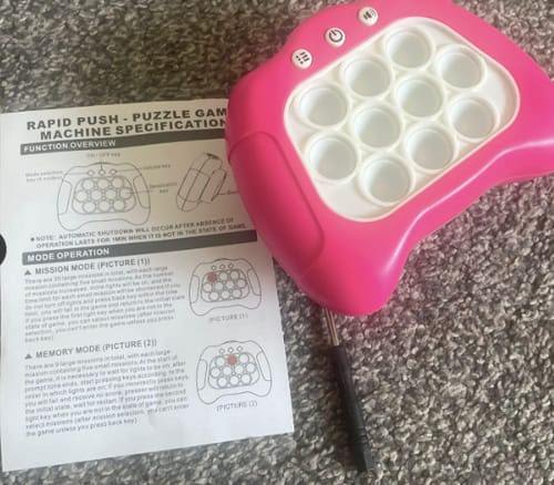 Customer photo review of SUPER POP IT - Juguete Sensorial - Memoria Concentración Destreza Ansiedad