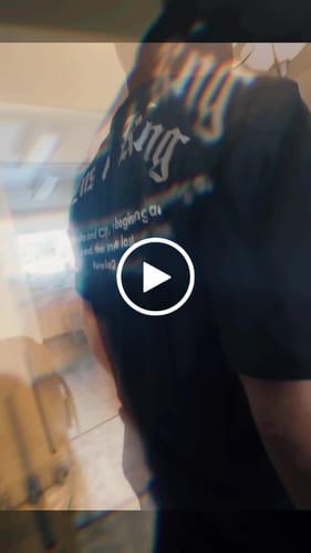 Customer video review of Jesus Is King Oversized Tee