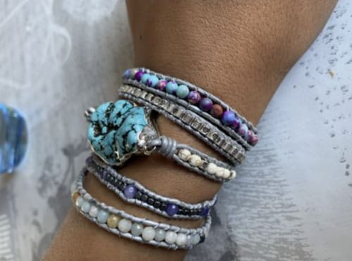 Customer photo review of Boho Lilia Jaspis - Wickelarmband