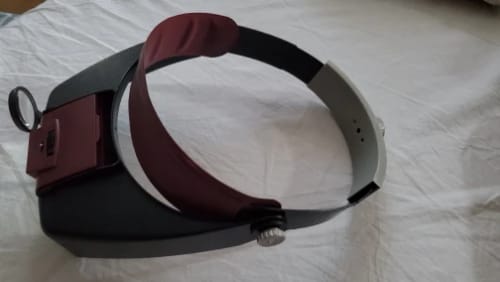 Customer photo review of Casque loupe de bijoutier