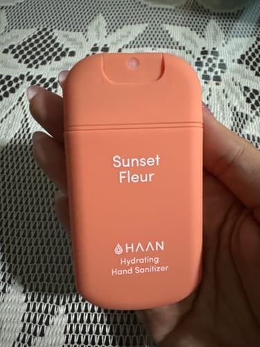 Customer photo review of Haan Hand Sanitizer Sunset Fleur