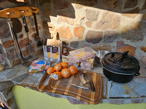 Customer photo review of Handgeschmiedetes Kochmesser - Ergonomic