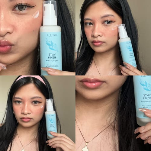 Customer photo review of Stay Fresh Moisturizer | Controls Oil and Brightens