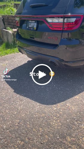 Customer video review of AWE Track Cat-Back Exhaust, Black Tips 2018-2023 Durango 6.4L/6.2L
