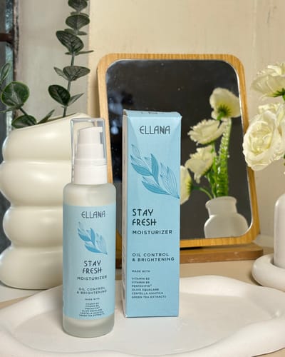 Customer photo review of Stay Fresh Moisturizer | Controls Oil and Brightens