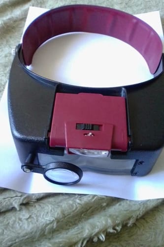 Customer photo review of Casque loupe de bijoutier