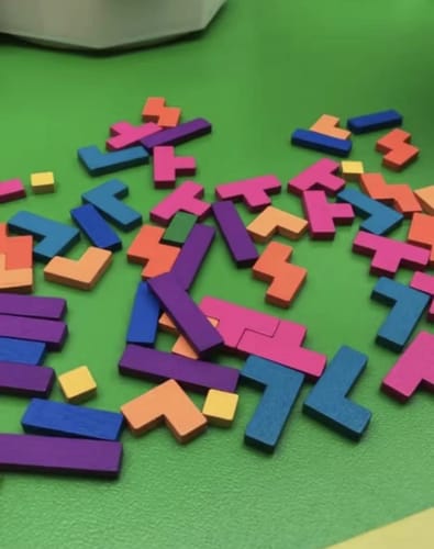 Customer photo review of Strategix Wooden Block Puzzle