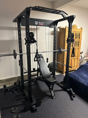 Customer photo review of Major Fitness PLM03 All-In-One Home Gym Power Rack