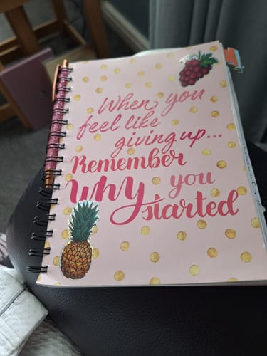 Customer photo review of Food Diary - C41 - Slimming World Compatible - Spacious