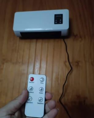 Customer photo review of Calentador/Climatizador de Pared