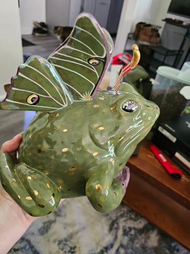 Customer photo review of Big Luna Moth Fairy Frog