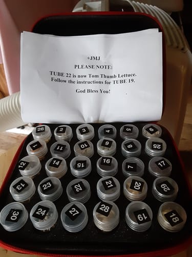 Customer photo review of Survival Seed Vault